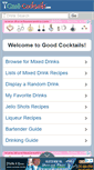 Mobile Screenshot of goodcocktails.com